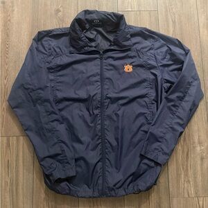 Auburn Tigers Vantage Full Zip Windbreaker Jacket Navy Blue Men’s Large